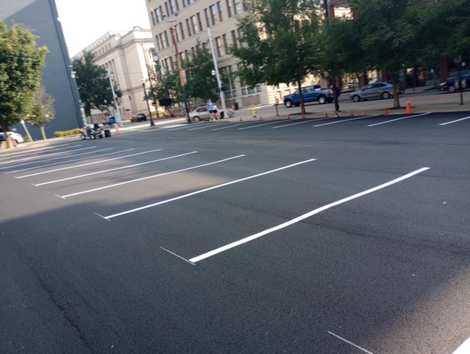 Commercial Asphalt Line Striping