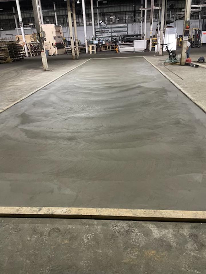 Commercial Concrete Pad Construction