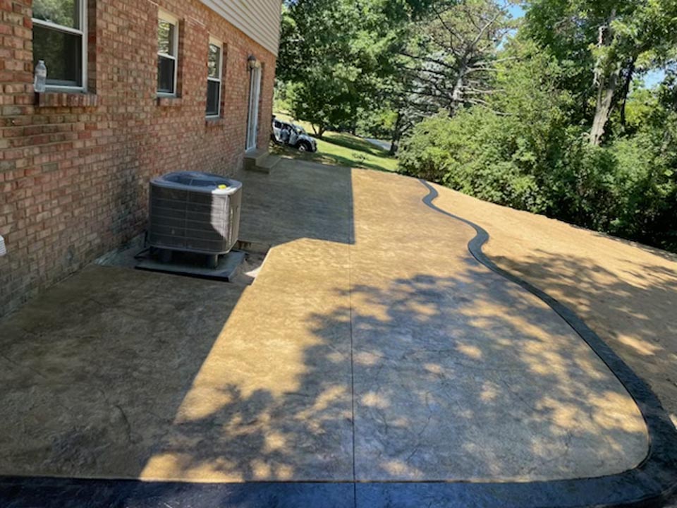Residential Concrete Patio Installation