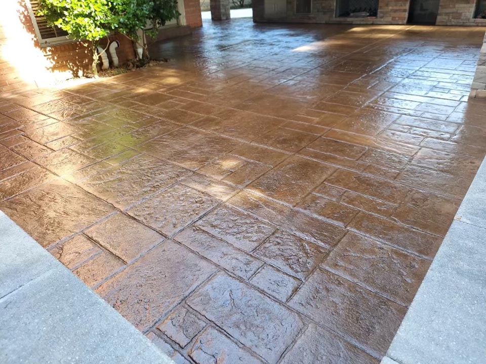 Stamped Concrete Patio