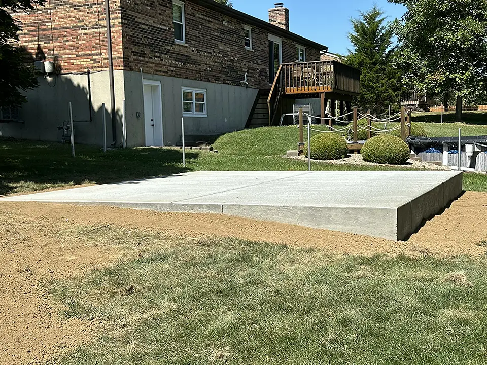 Residential Concrete Slab Installation